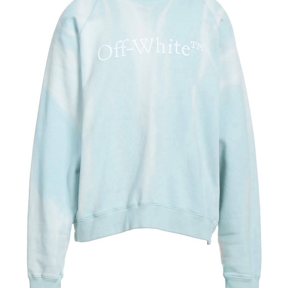 Off-White Men’s Bookish Laund Logo Sweatshirt Medium - Picture 1 of 4